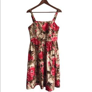 Floral Dress With Straps-Jessica Howard